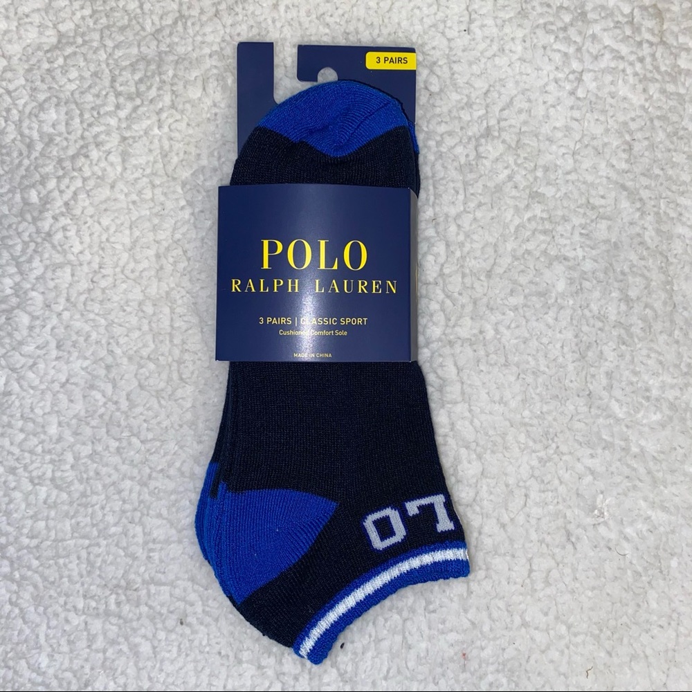 Polo Ralph Lauren three pack ankle socks